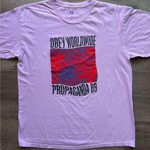 Obey Worldwide Propaganda Graphic Tee Sz.L